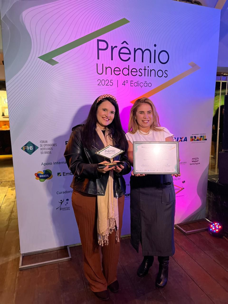 Visite Ceará conquista dois troféus no 4º Prêmio Unedestinos, referência nacional no setor de turismo