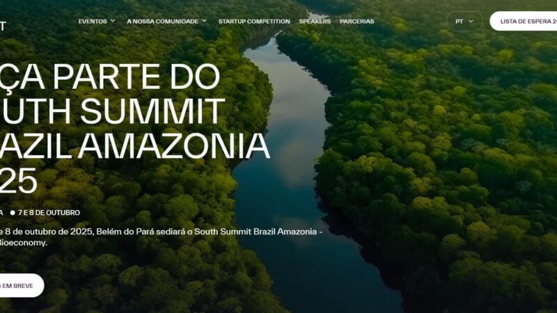 SOUTH SUMMIT BRAZIL AMAZONIA  – CLIMATE & BIOECONOMY ACONTECE EM 7 E 8 DE OUTUBRO