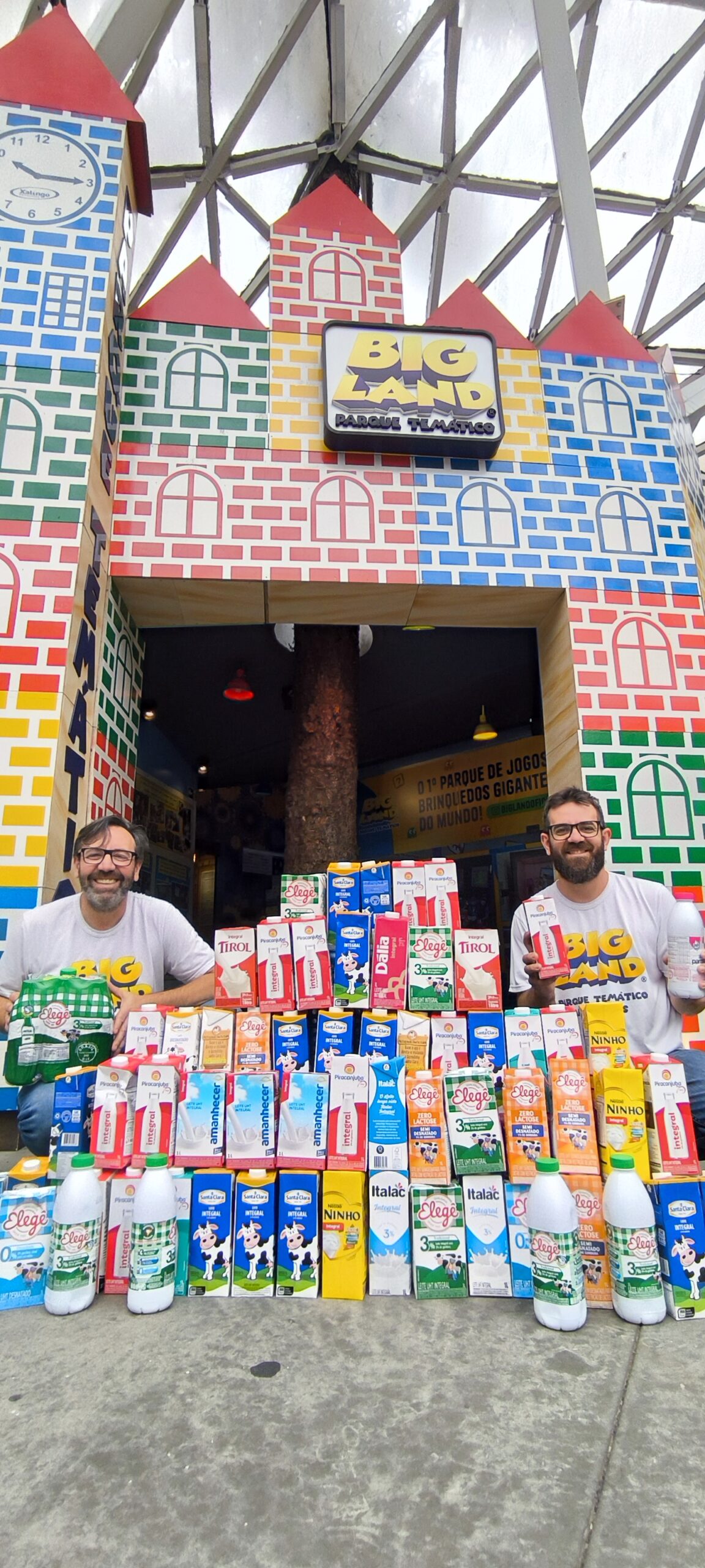 Aniversário de seis anos do Big Land é marcado por ação solidária em benefício da comunidade