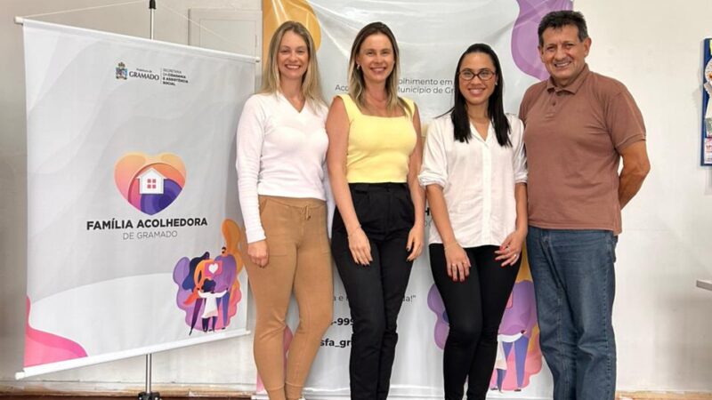 Gramado alcança Selo Ouro em programa estadual de acolhimento familiar