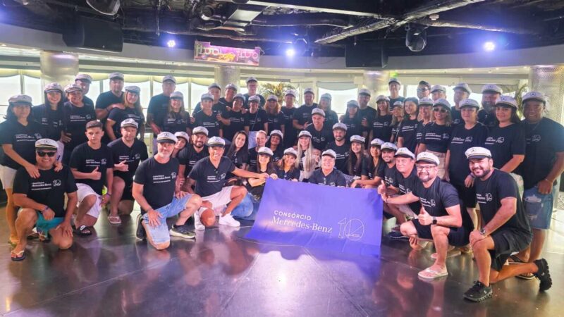 Consórcio Mercedes-Benz leva quase 100 pessoas a cruzeiro exclusivo como estratégia de relacionamento e fidelização